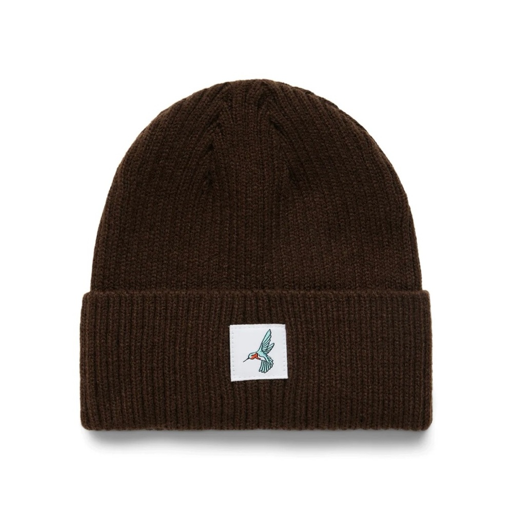 Urban Native Ribbed Hummingbird Patch Beanie